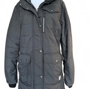 Carhartt Black Quilted Jacket